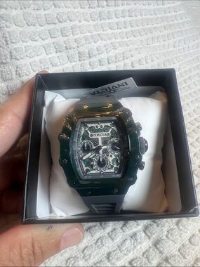 Invicta Grey and Green Camouflage Sport Chronograph Watch
